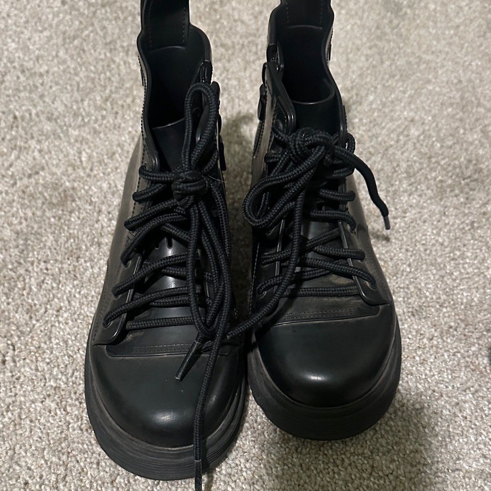 Mini Melissa Charcoal Kids Boots